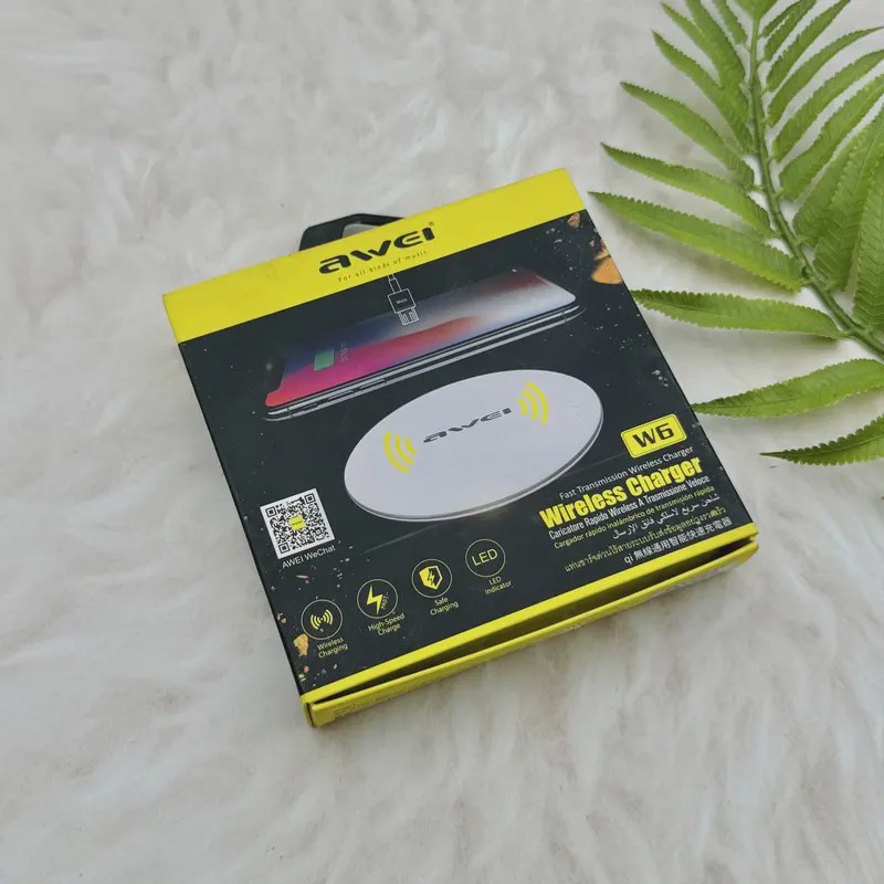 شارژر بی سیم awei مدل w6 کد Z183-140139