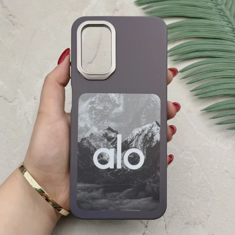 قاب گوشی Galaxy A13 4G - A04S سامسونگ فانتزی اسپرت HARD لنز سیلور طرح alo کد 156602