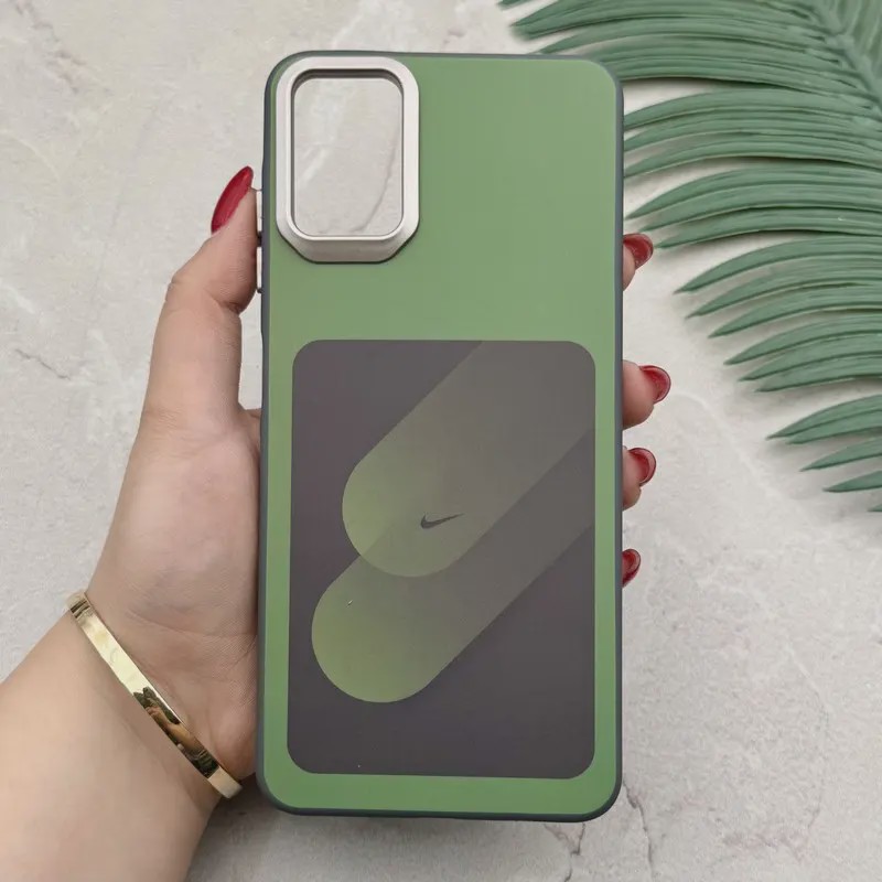 قاب گوشی Galaxy A06 سامسونگ فانتزی اسپرت HARD لنز سیلور طرح NIKE کد 156496