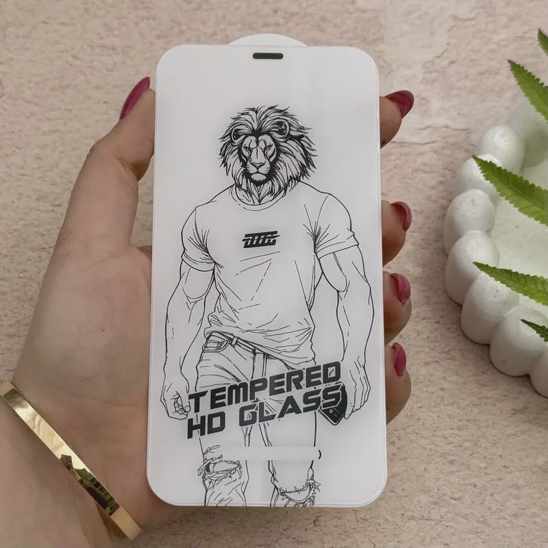 گلس گوشی iPhone X - XS - 11 Pro آیفون شیشه ای براق بدون حاشیه Lion Big Curved ARC Glass اورجینال کد 130106