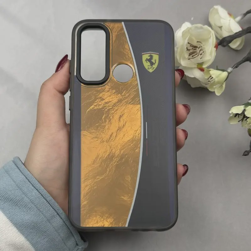 قاب گوشی Redmi Note 8 - Redmi Note 8 2021 شیائومی فانتزی سخت Hard لیزری موج دار اسپرت فراری کد 118044