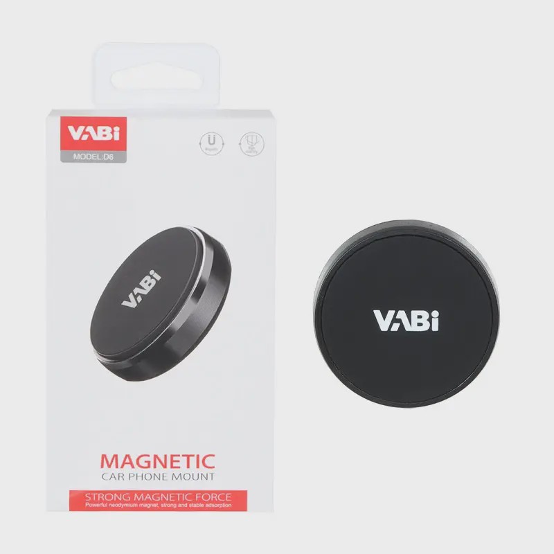هولدر مگنتی VABI مدل D6 رنگ مشکی کد Z49-30655