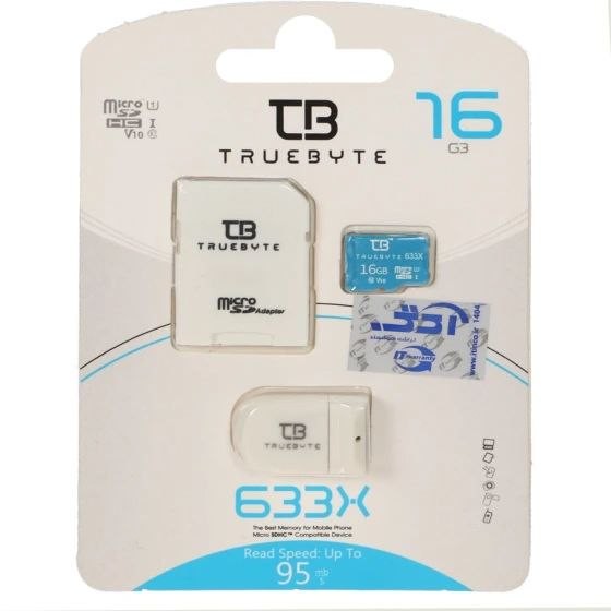 کارت حافظه 16 گیگابایتی برندTRUEBYTEجدید