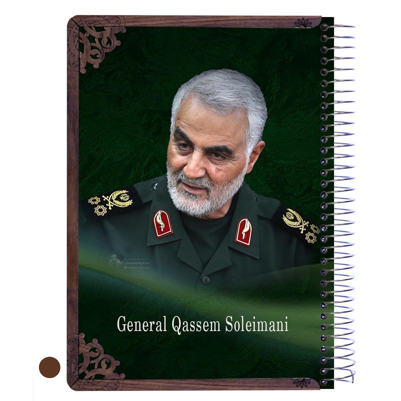 دفتر مشق 80 برگ طرح سردار حاج قاسم سلیمانی کد sardar 105