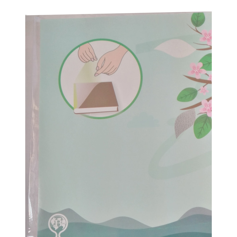 جلد کتاب چسبی تاپ رول کد 01 بسته 10 عددیجدید