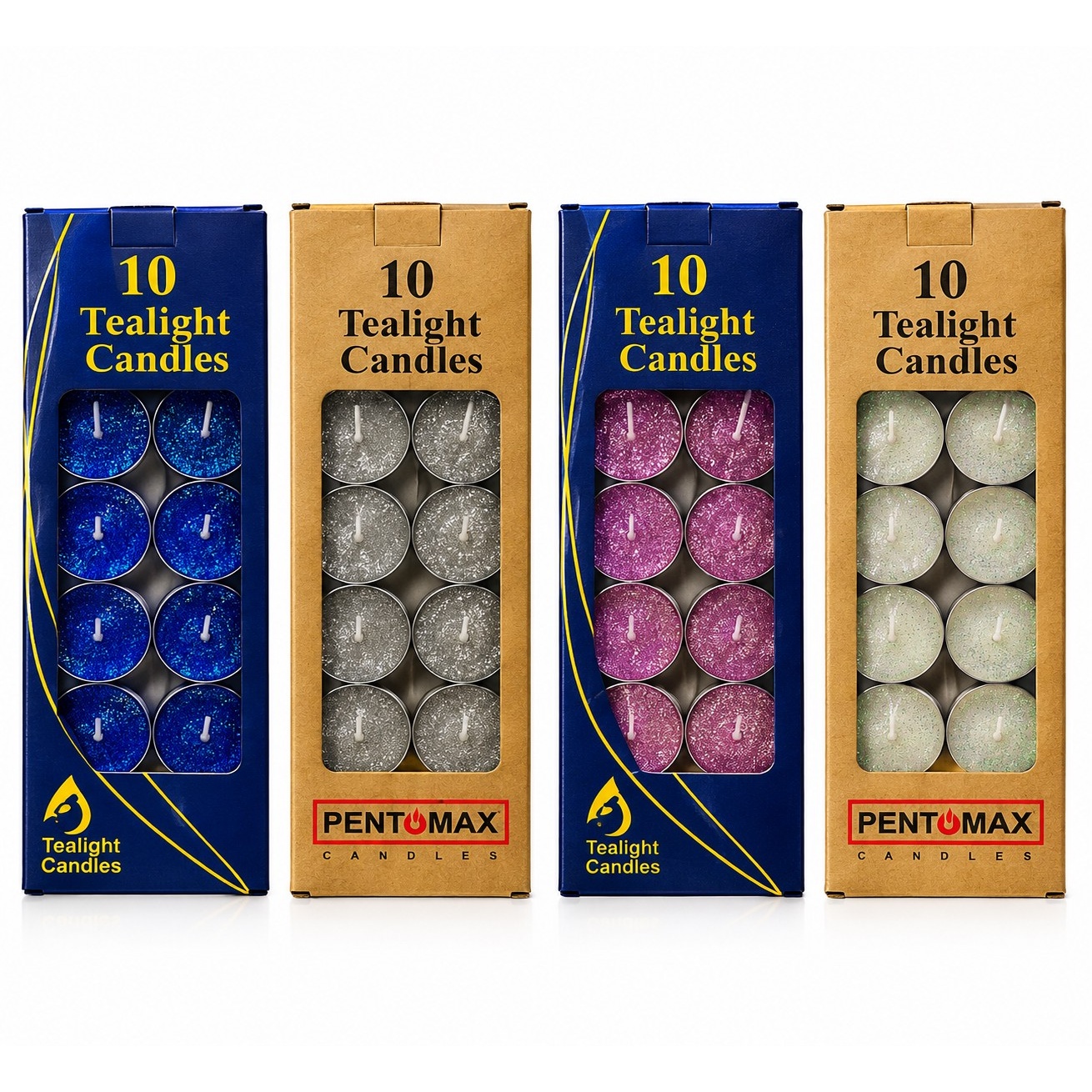 شمع وارمردار 6 ساعته 10 عددی شمع تی لایت تزئینی در 4 رنگ متنوعجدید