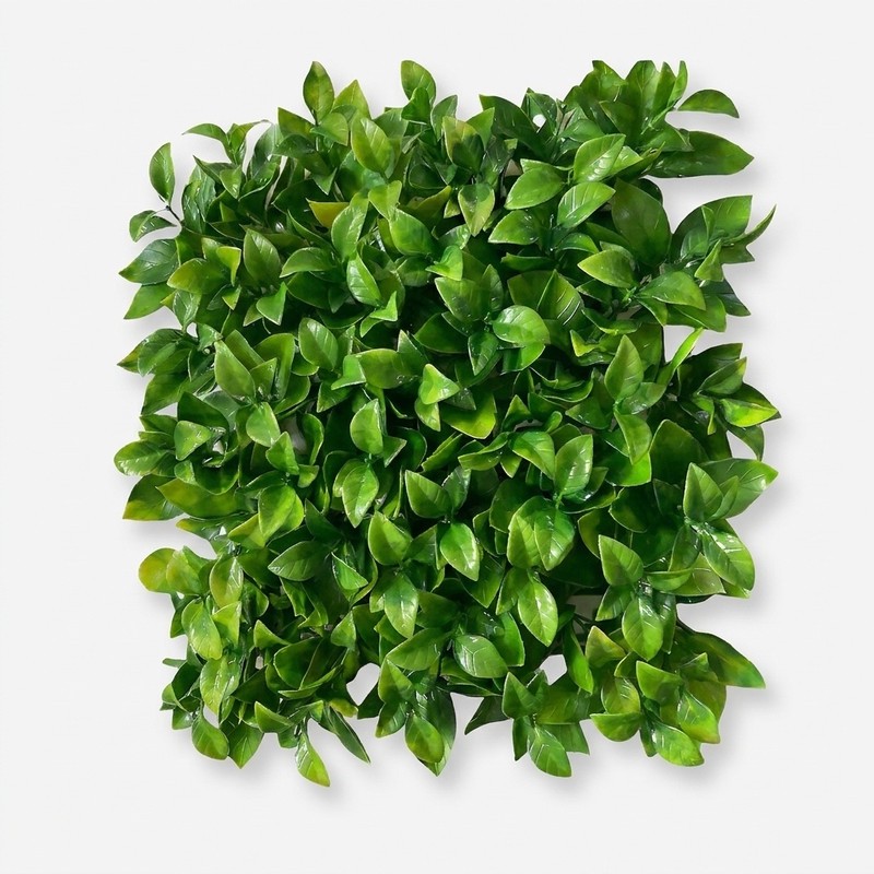 چمن مصنوعی آکواریوم مدل پرتراکم طرح برگ پرتقال سایز 25x25 سانتی متر