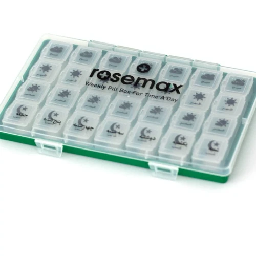 تقویم دارویی روزانه هفتگی رزمکث rosemax