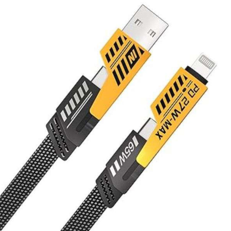 کابل تبدیل USB USB-C به لایتنینگ USB-C زاوا ZAWA مدل 4in1 طول 1.2 متر