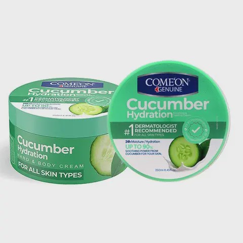 کرم مرطوب کننده عصاره خیار پوست خشک (250 میلی لیتر) Cucumber Moisturizing Cream Come On
