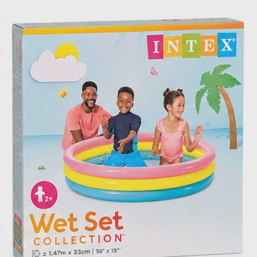 استخر بادی کودک اینتکس Wet Set سایز 147 سانتی مترجدید