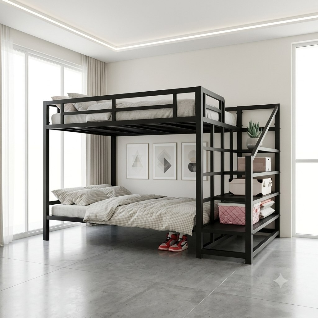 تخت خواب مدرن فلزی مدل B135