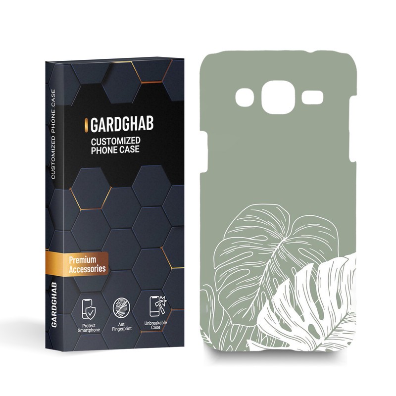 کاور گارد قاب مدل برگ مناسب برای گوشی موبایل سامسونگ galaxy j2 2015