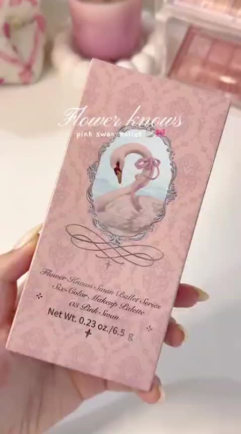 پالت سایه قو صورتی فلاور نوز flower knows