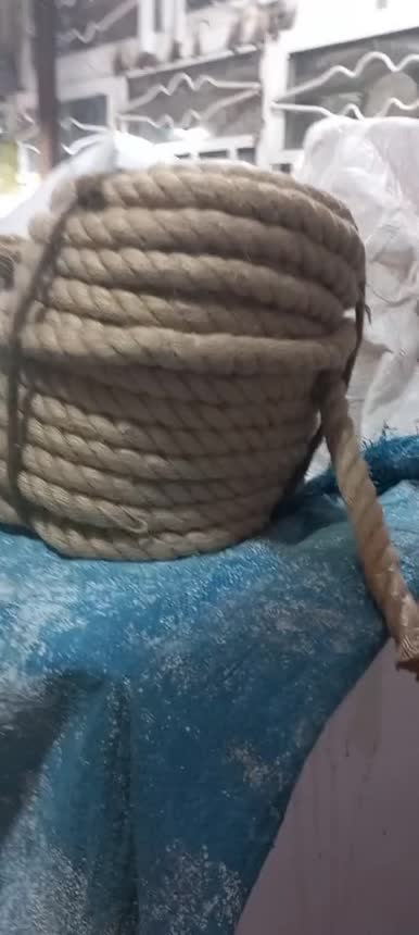 نخ کنف خیلی ضخیم طنابی (20 میل)( بسته یک متری)