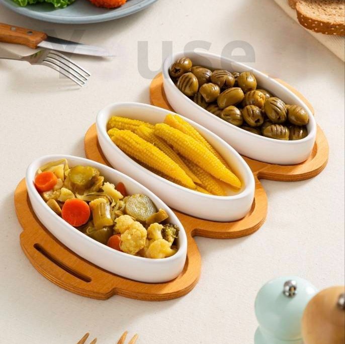 اردور خوری بیضی زیره چوبی 
