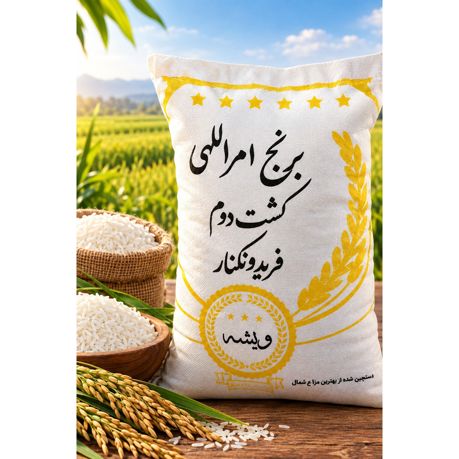 برنج کشت دوم امرالهی