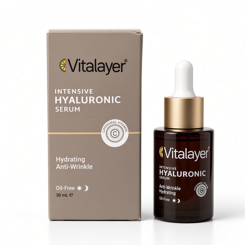 سرم هیالورونیک اسید 2 درصد ویتالیر VITALAYER مناسب انواع پوست حجم 30 میلی گرم