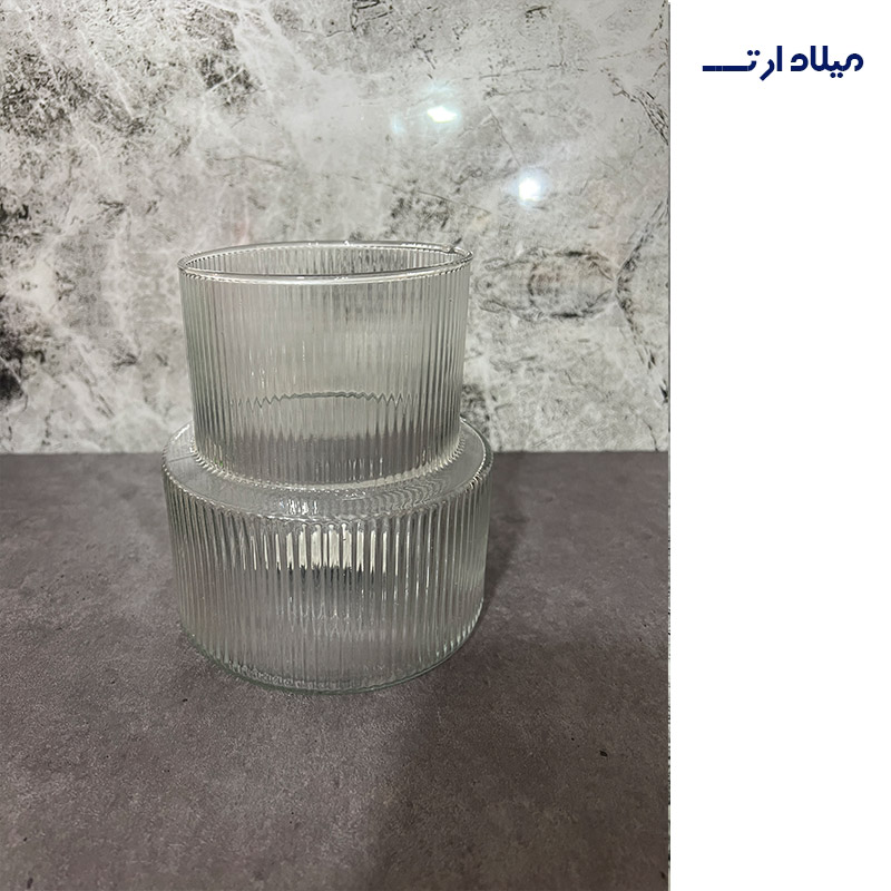 گلدان ایکیا مدل دو طبقه ارتفاع 16 قطر 12