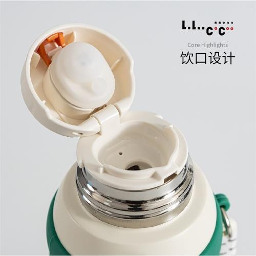 فلاسک دو جداره استیل 590 میلی لیتر پاستلی / وارداتی و استیل 316