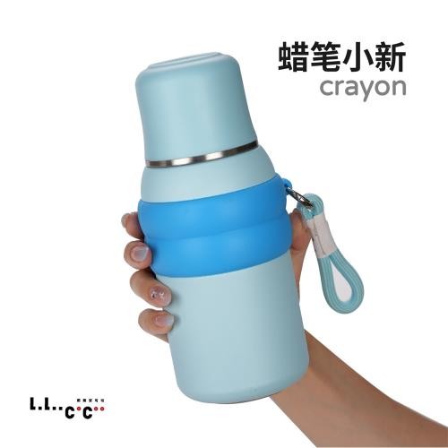 فلاسک دو جداره استیل 590 میلی لیتر پاستلی / وارداتی و استیل 316