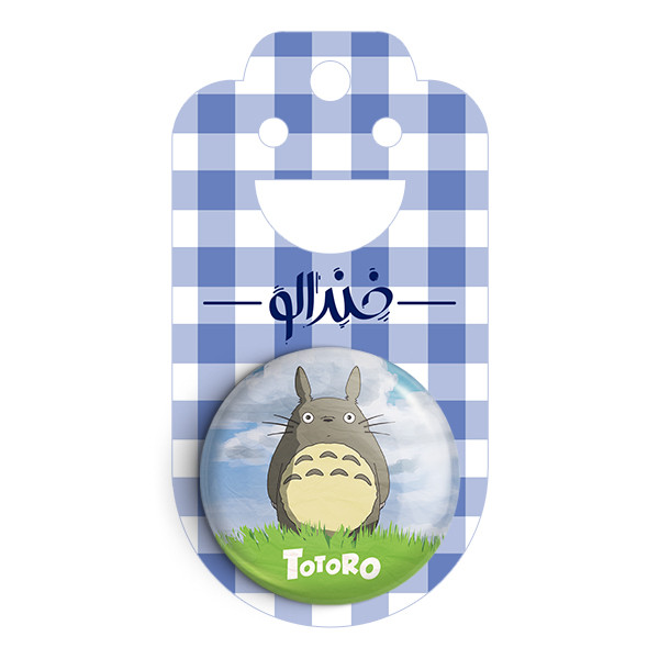 پیکسل خندالو طرح انیمه توتورو Totoro کد 4541 - با بهترین کیفیت