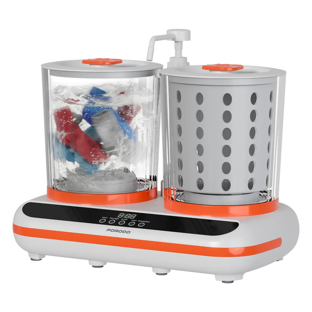 مینی واش پرودو Porodo Launder Twin Mini Wash 2Lجدید
