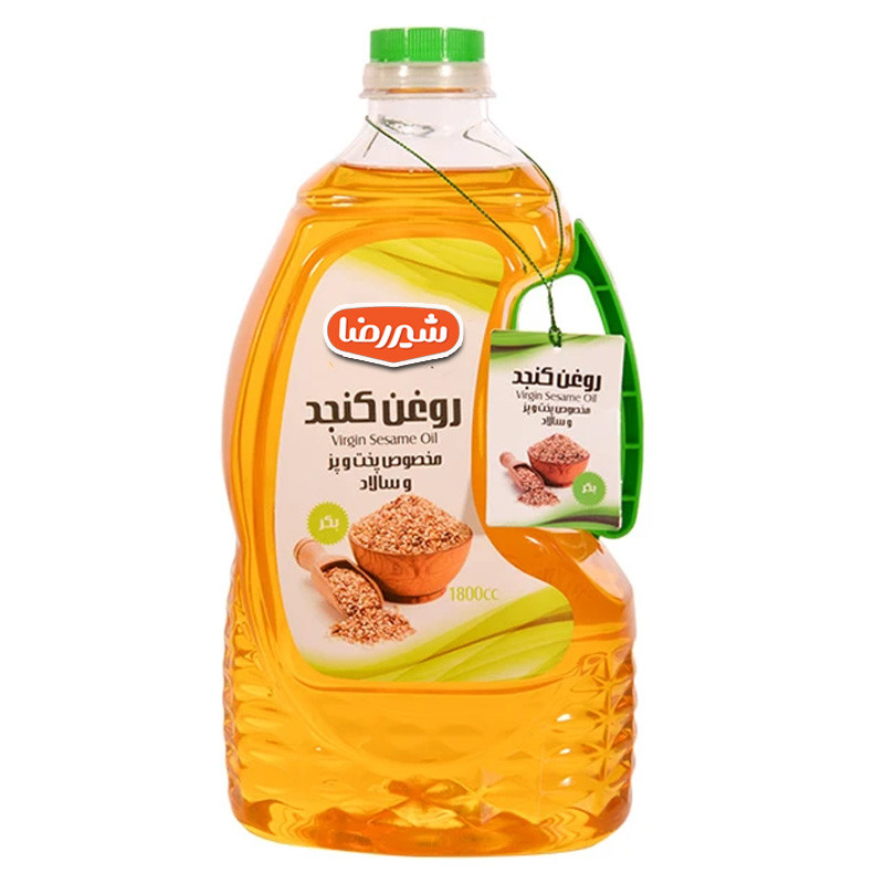 روغن کنجد بکر شیررضا - 1.8 لیتر