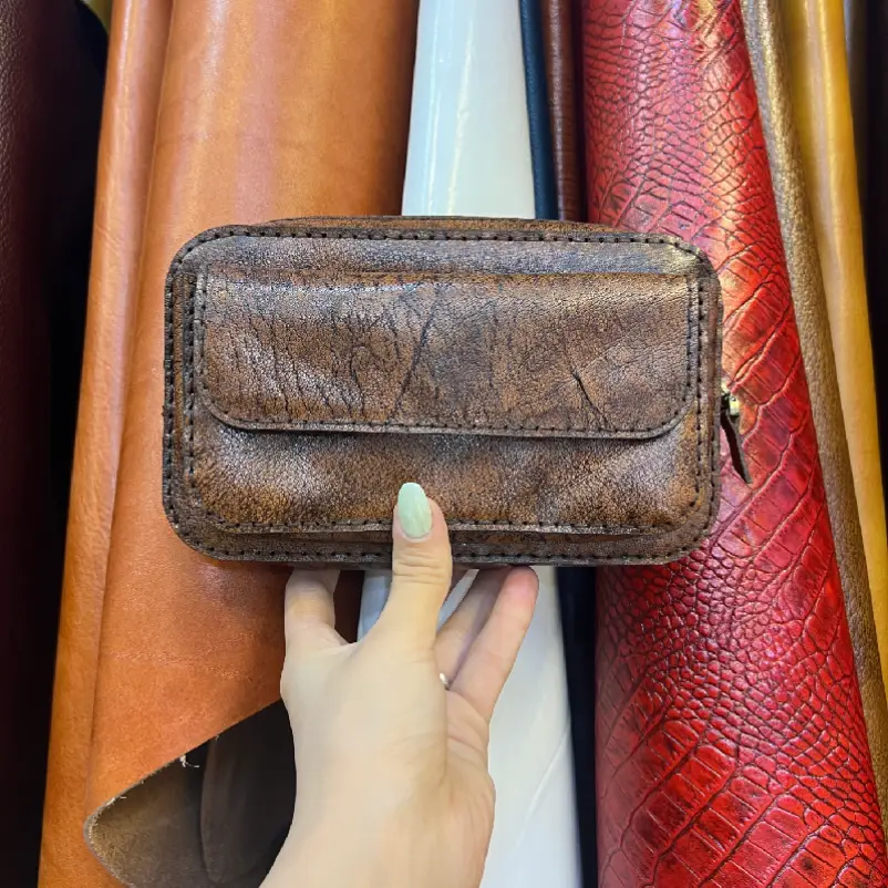 کیف کمری چرم گاومیش کد 75