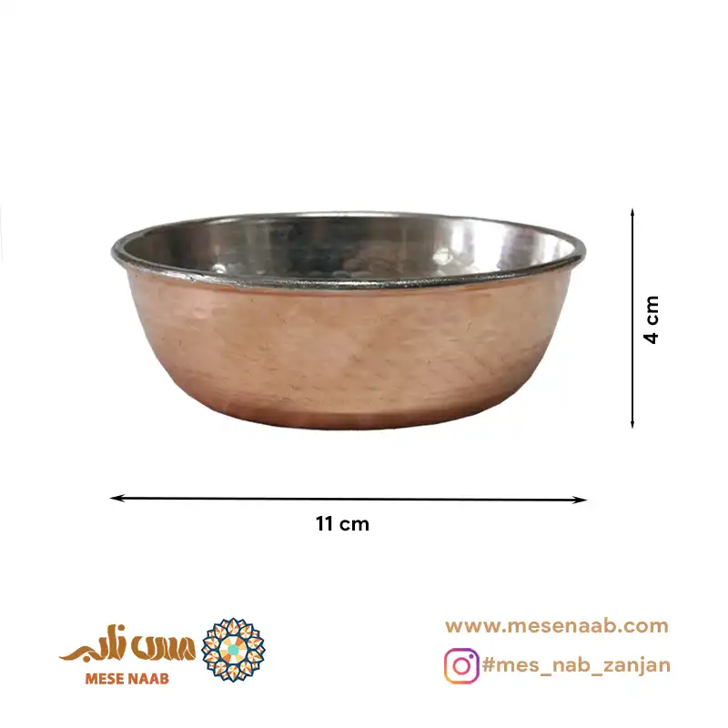 پیاله مسی داخل قلع نانو