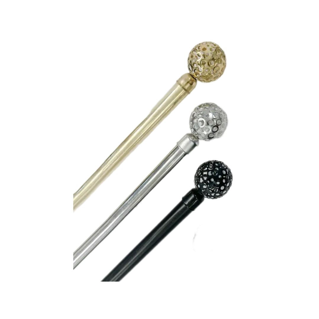 چوب پرده پانچ استیل(350 سانتی متر)پایه 4 عدد+قپه 2 عدد