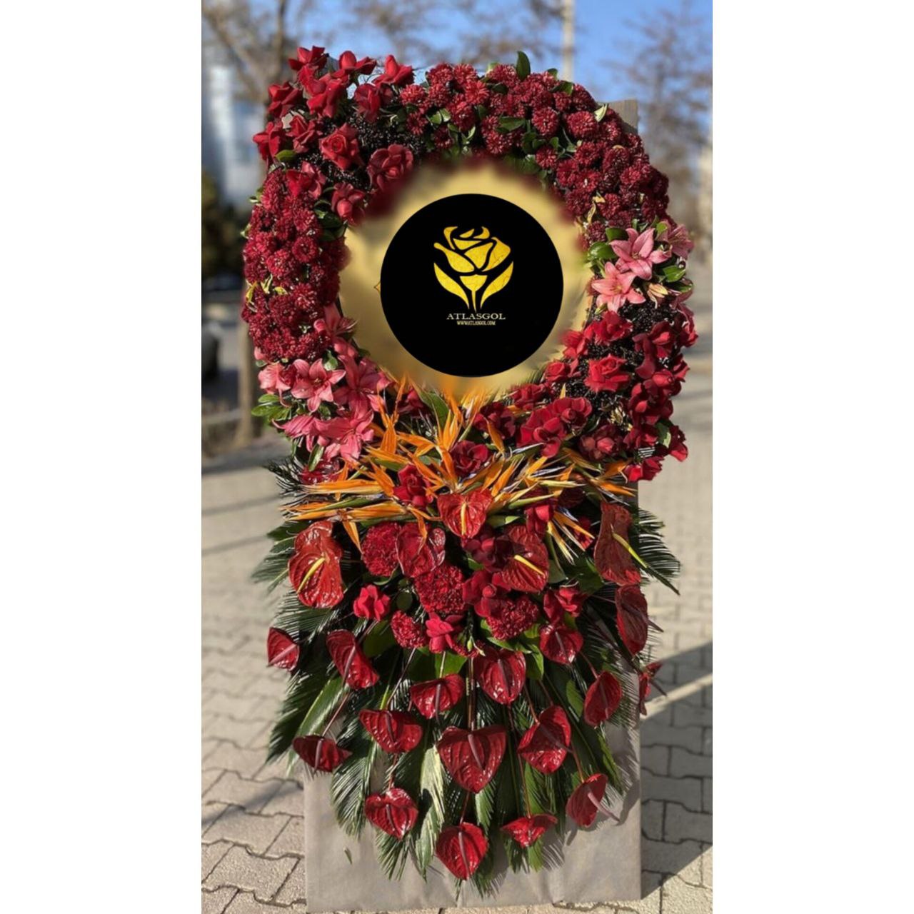 تاج گل نمایشگاهی و تبریک طرح حامد