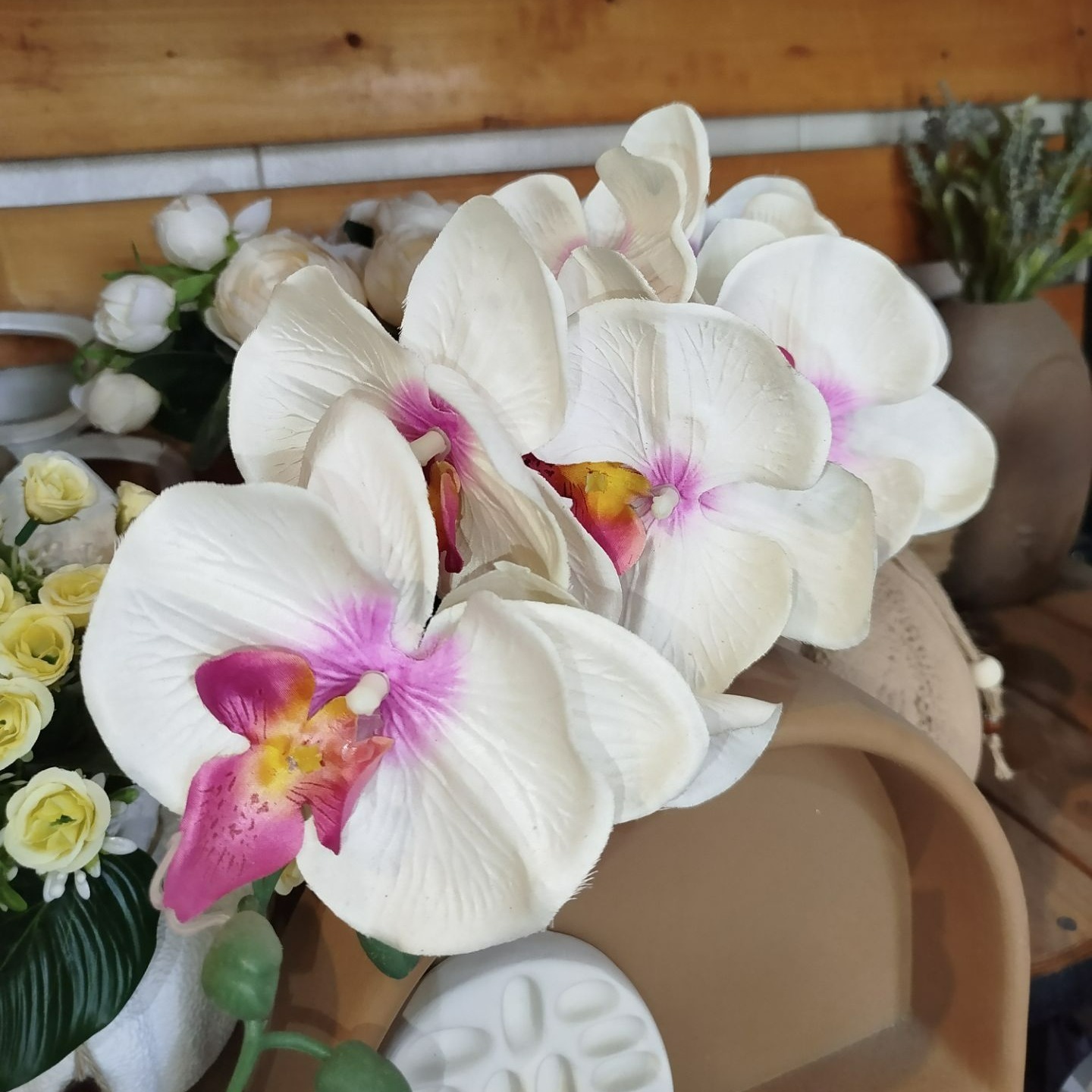 شاخه ارکیده پارچه ای