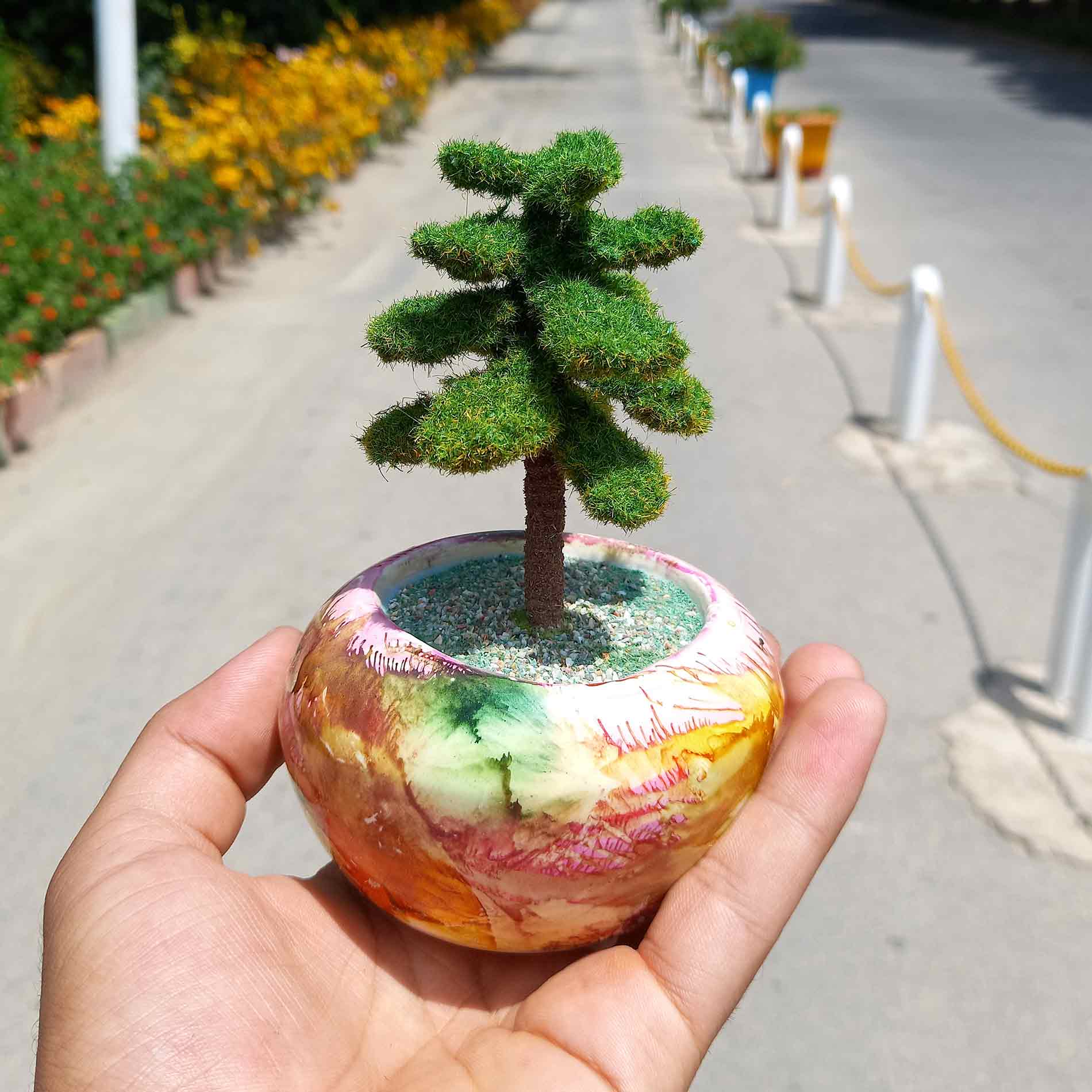 ماکت بونسای زینتی مدل رنگآرا