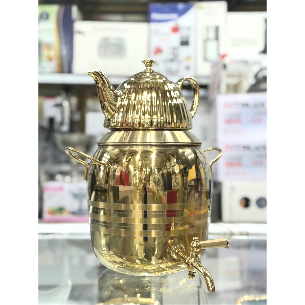 کتری قوری فول گلد برند تیتیل اورجینال titil