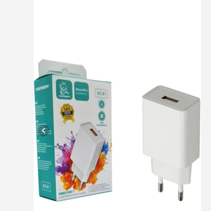 کلگی شارژ دنمن مدل DC41 ظرفیت 1 آمپر جدید مخصوص ایرپاد ، هندزفری و ساعت هوشمند