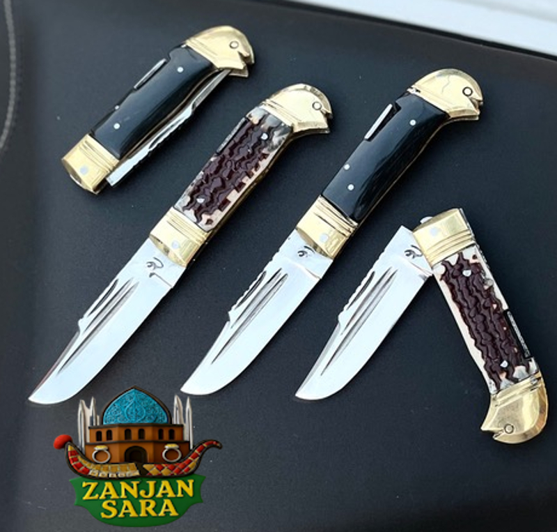 چاقو تاشو ضامندار فنر علی زنجان(بسته ده تایی)جدید
