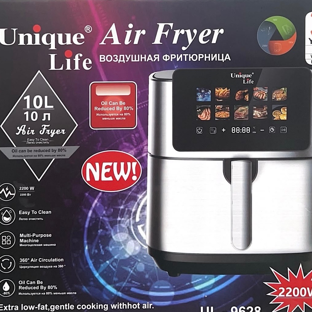 سرخ کن بدون روغن یونیک لایف مدل UL-9628 لیتر10