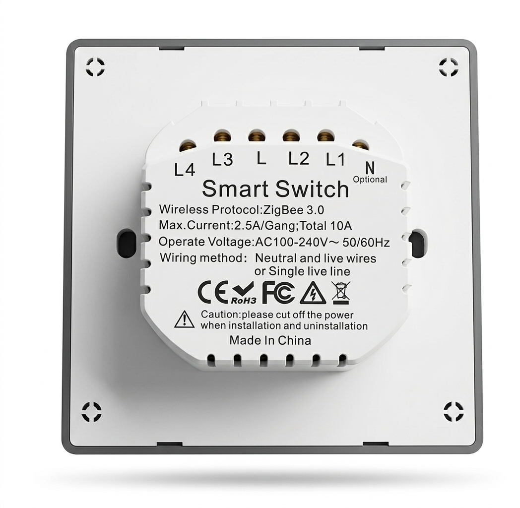 کلید هوشمند تک پل Zigbee Tuya 10A