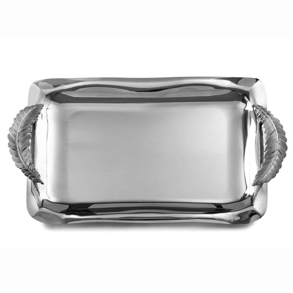 سینی آینه ای دسته پر جفتی صدفی KST-9450 کی اس تی (پس کرایه)
