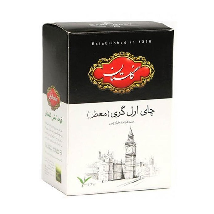 چای گلستان ارل گری معطر 100 گرمی