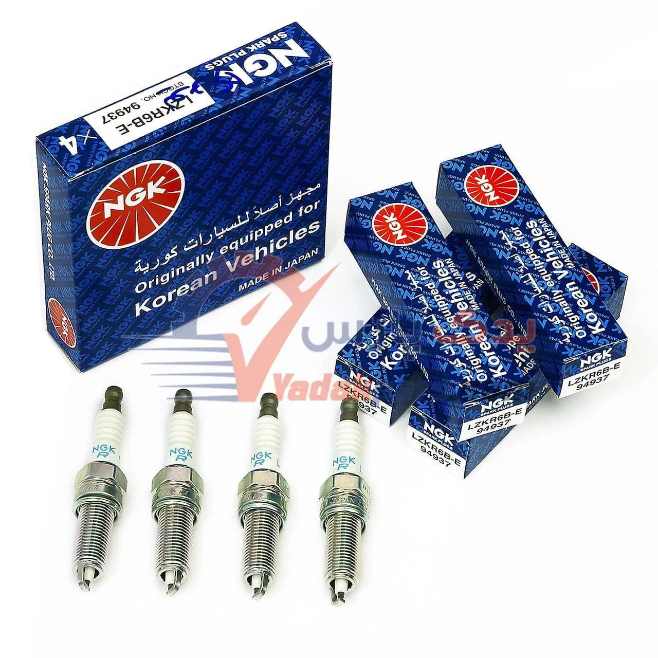 شمع خودرو یورو 4 NGK (بسته4عددی) LZKR6B-E 94937