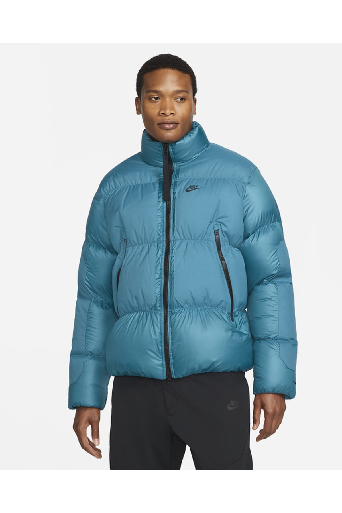 کاپشن مردانه آبی Nike | TYC00626712988 اورجینال