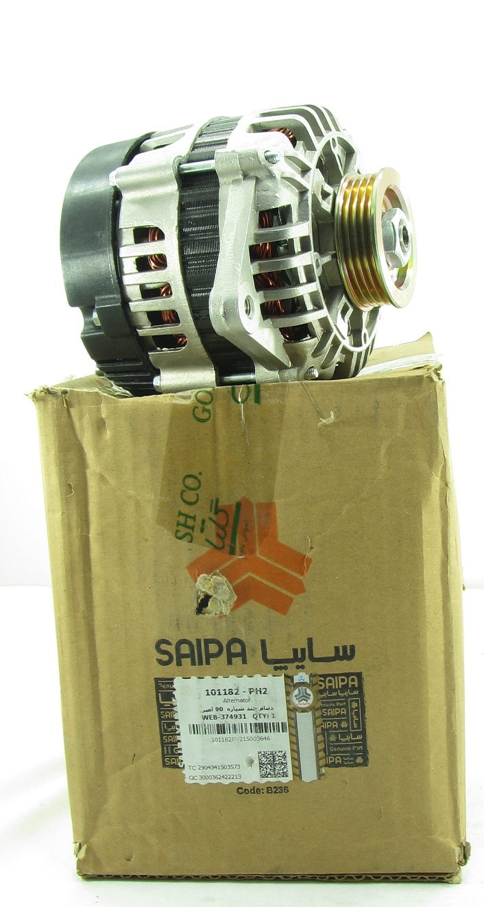 دینام شیاردار 90 آمپر یورو4 - پراید/تیبا/ساینا/کوییک/اطلس/سهند