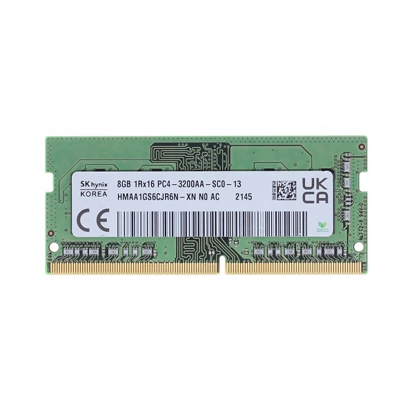 رم لپ تاپ DDR4 تک کاناله 3200 مگاهرتز CL22 اس کی هاینیکس مدل PC4-3200AA ظرفیت 8 گیگابایت