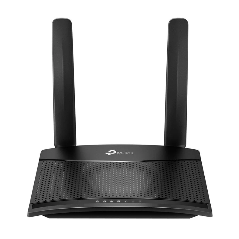 مودم 3G/4G خانگی تی پی-لینک مدل MR100 با قابلیت اتصال سیمکارت، پشتیبانی از 32 کاربر همزمان، سرعت دانلود 300 مگابیت و آپ