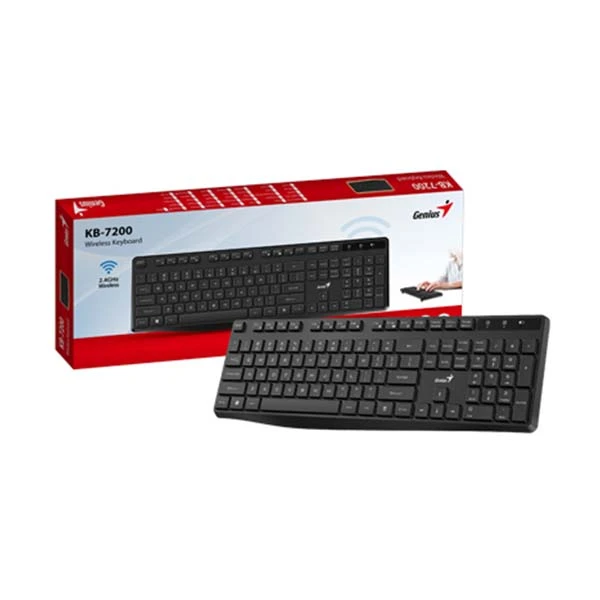 کیبورد بی سیم جنیوس مدل KB-7200