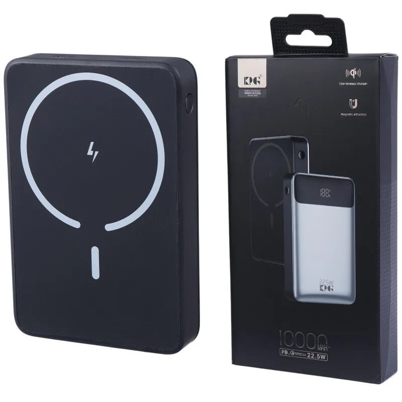 پاور بانک بی سیم فست شارژ کی پی جی WPG-108 QC3.0 PD 20W ظرفیت 10000 میلی آمپر ساعت
