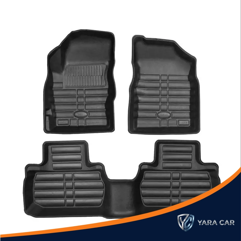 کفپوش سه بعدی چرمی MVM 315 بابل کارپت (اصلی) مشکی