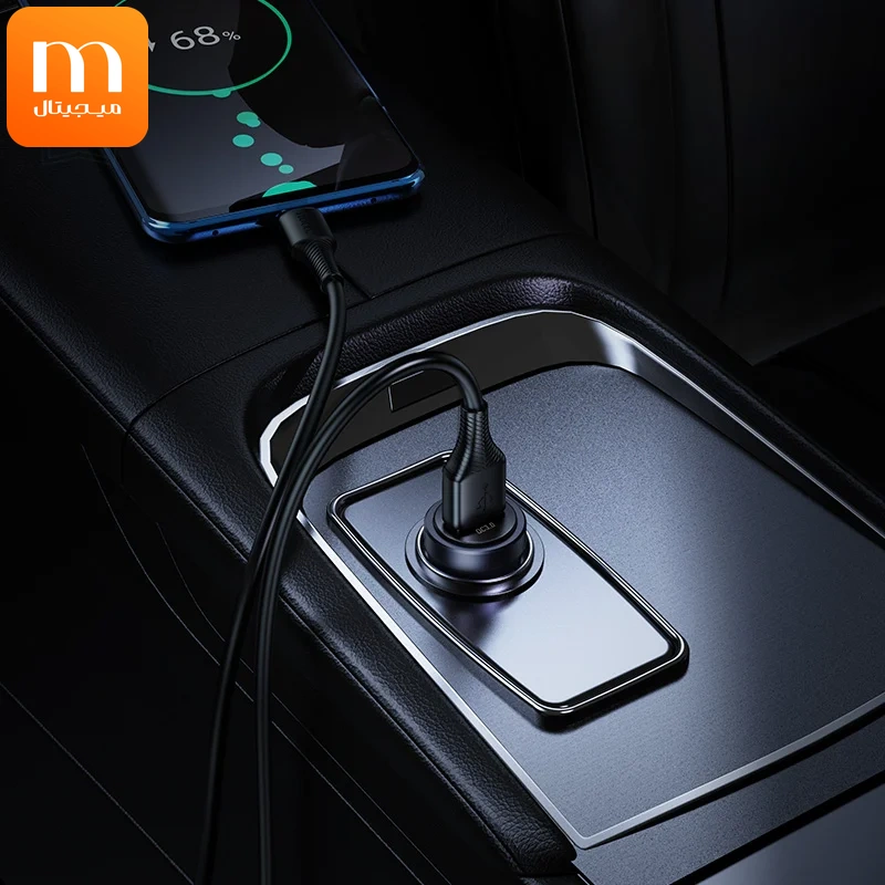 شارژر فندکی به همراه کابل تایپ سی به توان 18W مدل Hoco Z62 (نسخه اورجینال + گارانتی شرکتی)